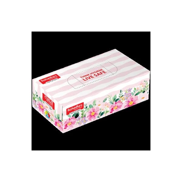 বসুন্ধরা ফেসিয়াল টিস্যু ১০০ | Bashundhara facial tissue 100