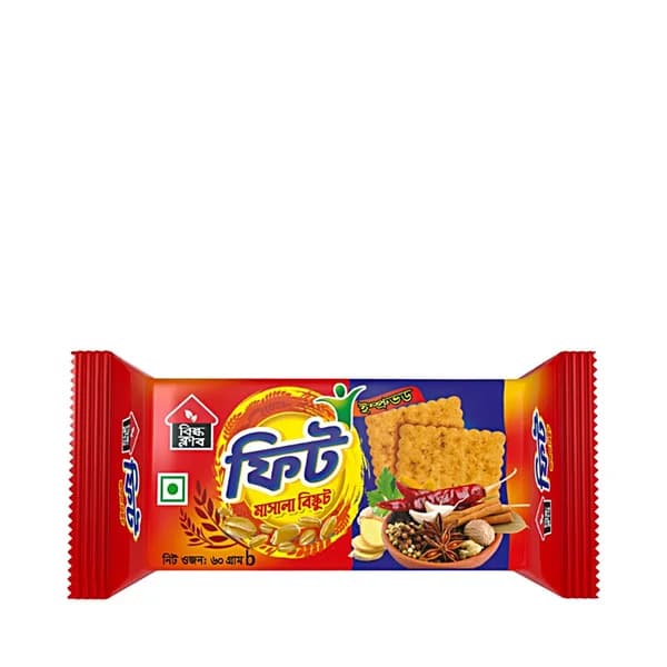 ফিট মসলা বিস্কুট ৬০ গ্রাম | Fit masala biscuit